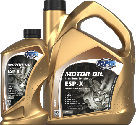 MPM Oil Motoröl 5W30 Premium Synthetic ESP-X - 1 Liter für Honda ✓ AKR  Performance