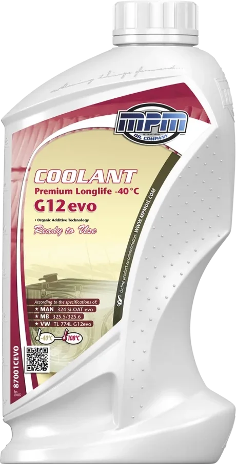 87000CEVO • Coolant Premium Longlife -40°C G12evo Ready to Use