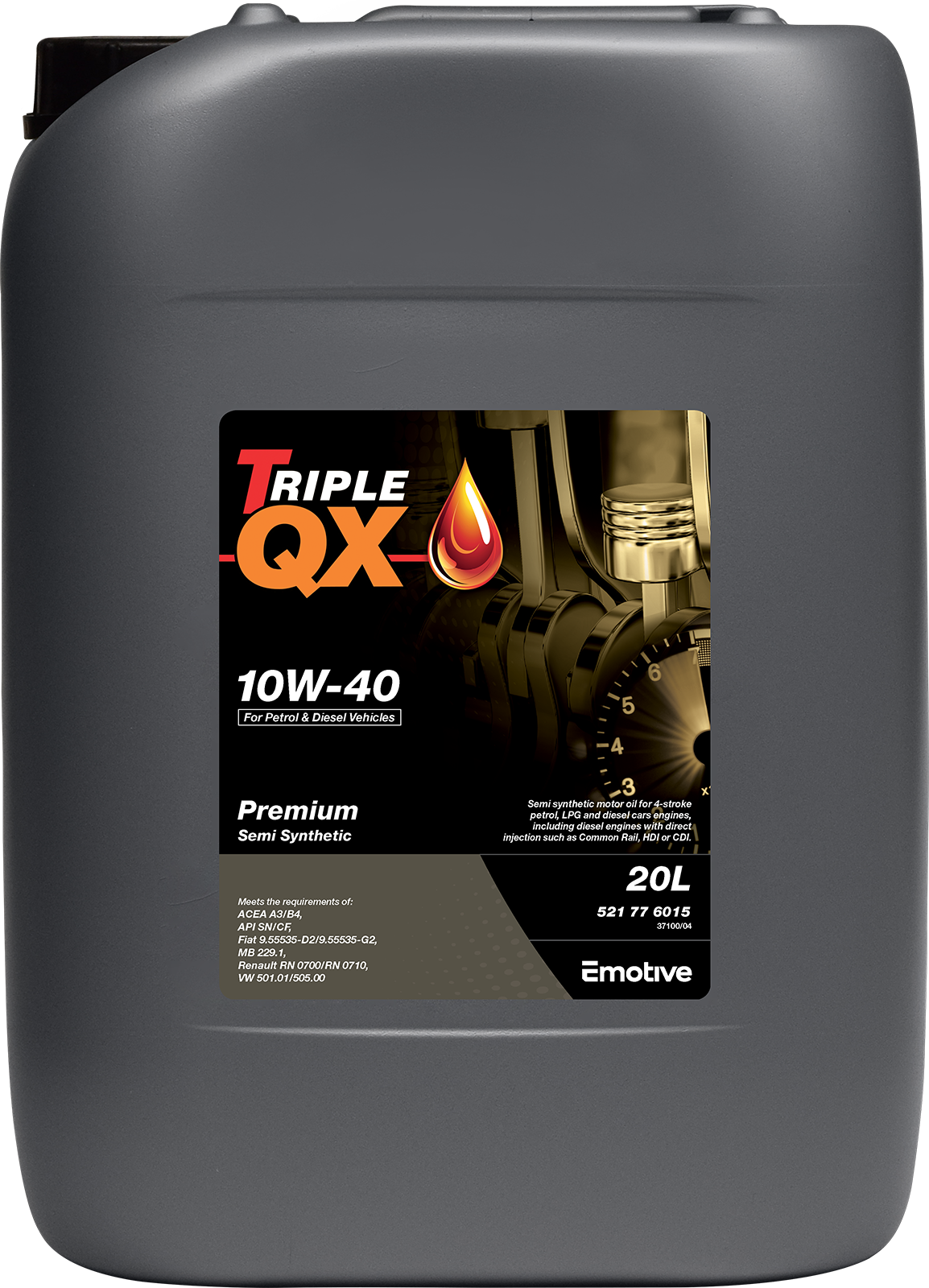 TRIPLE QX PREMIUM 10W40 SEMI SYNTHETIC 4