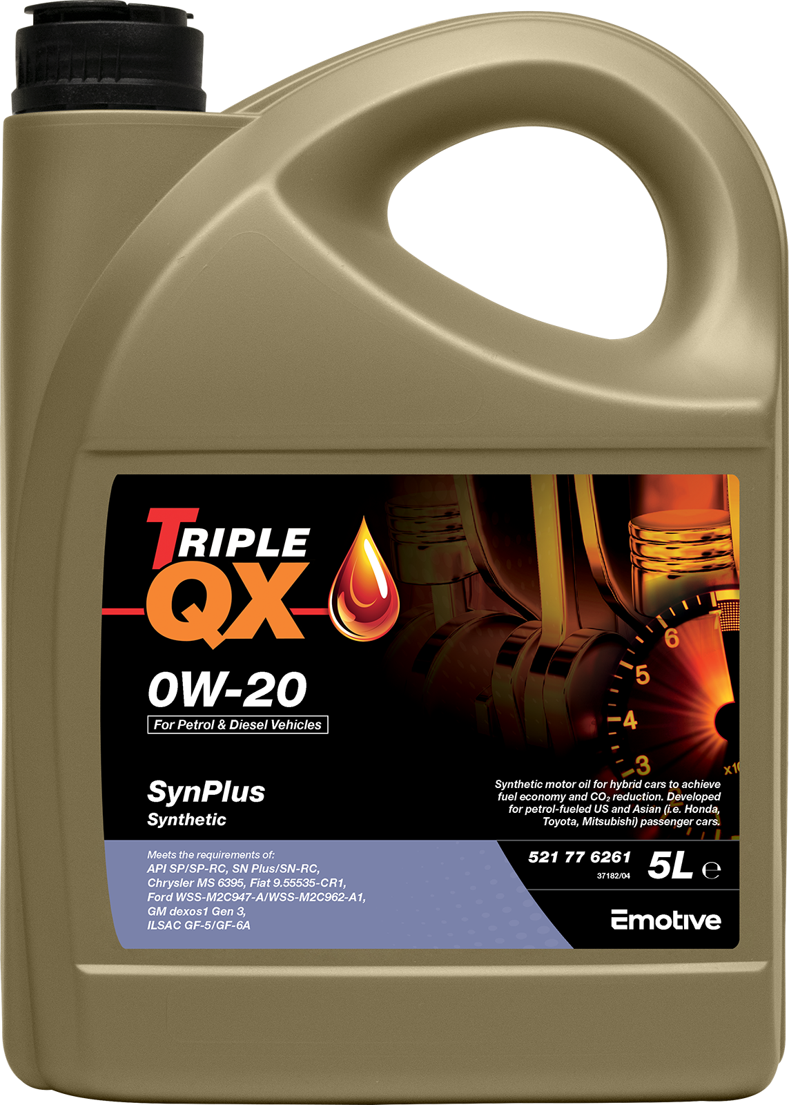 TRIPLE QX SYNPLUS 0W-20 SYNTHETIC 3