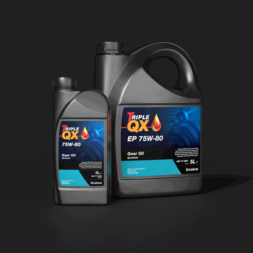 Triple QX Gear Oil 75W-80 SEMI SYNPLUS 1