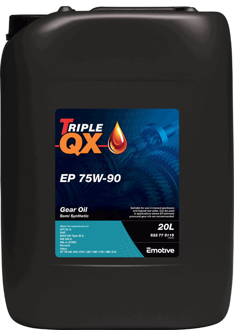 Triple QX Gear Oil 75W-90 SEMI SYNPLUS 4