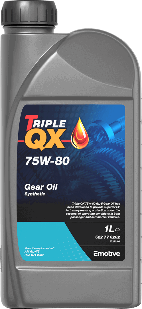 Triple QX Gear Oil 75W-80 SEMI SYNPLUS 2