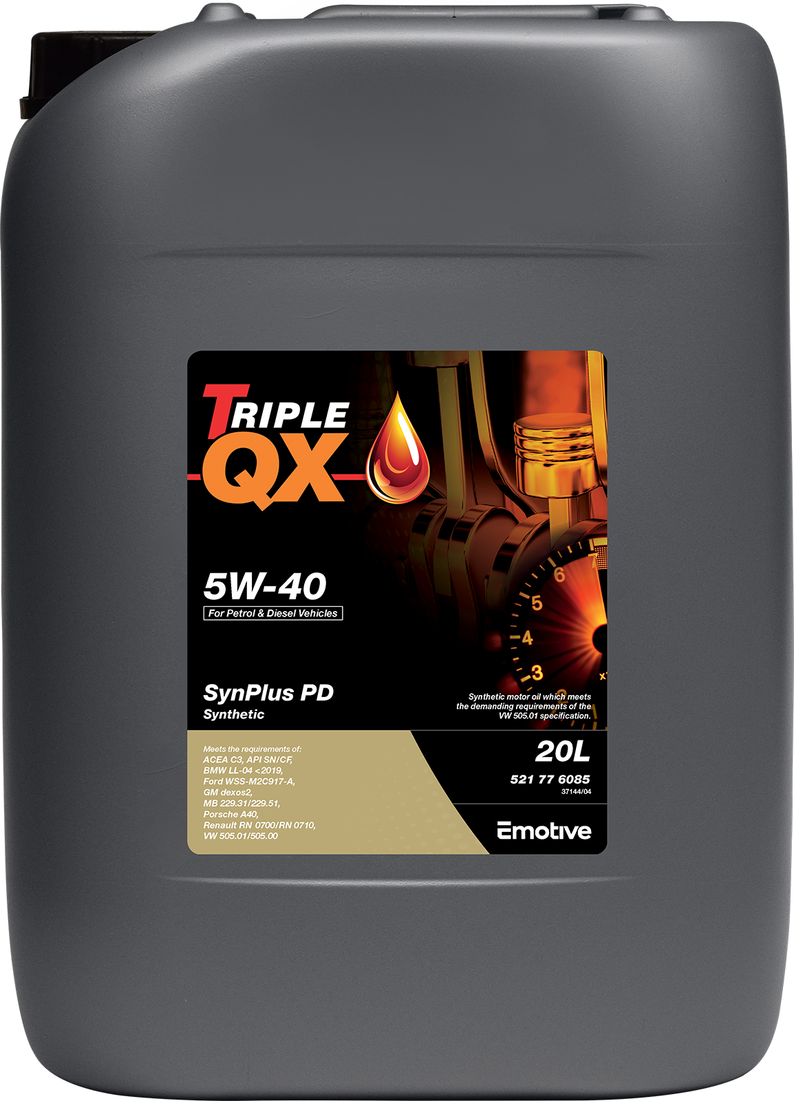 TRIPLE QX SYNPLUS PD 5W40 SYNTHETIC 4