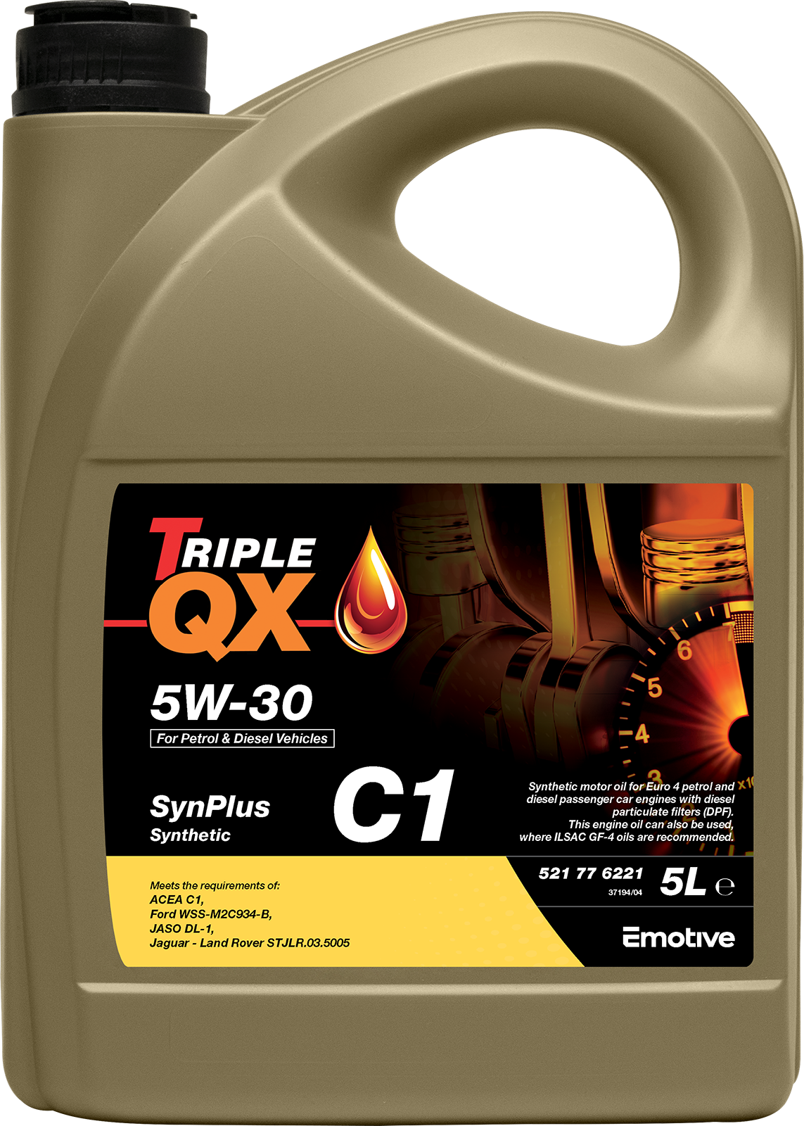 TRIPLE QX SYNPLUS C1 5W-30 SYNTHETIC 3