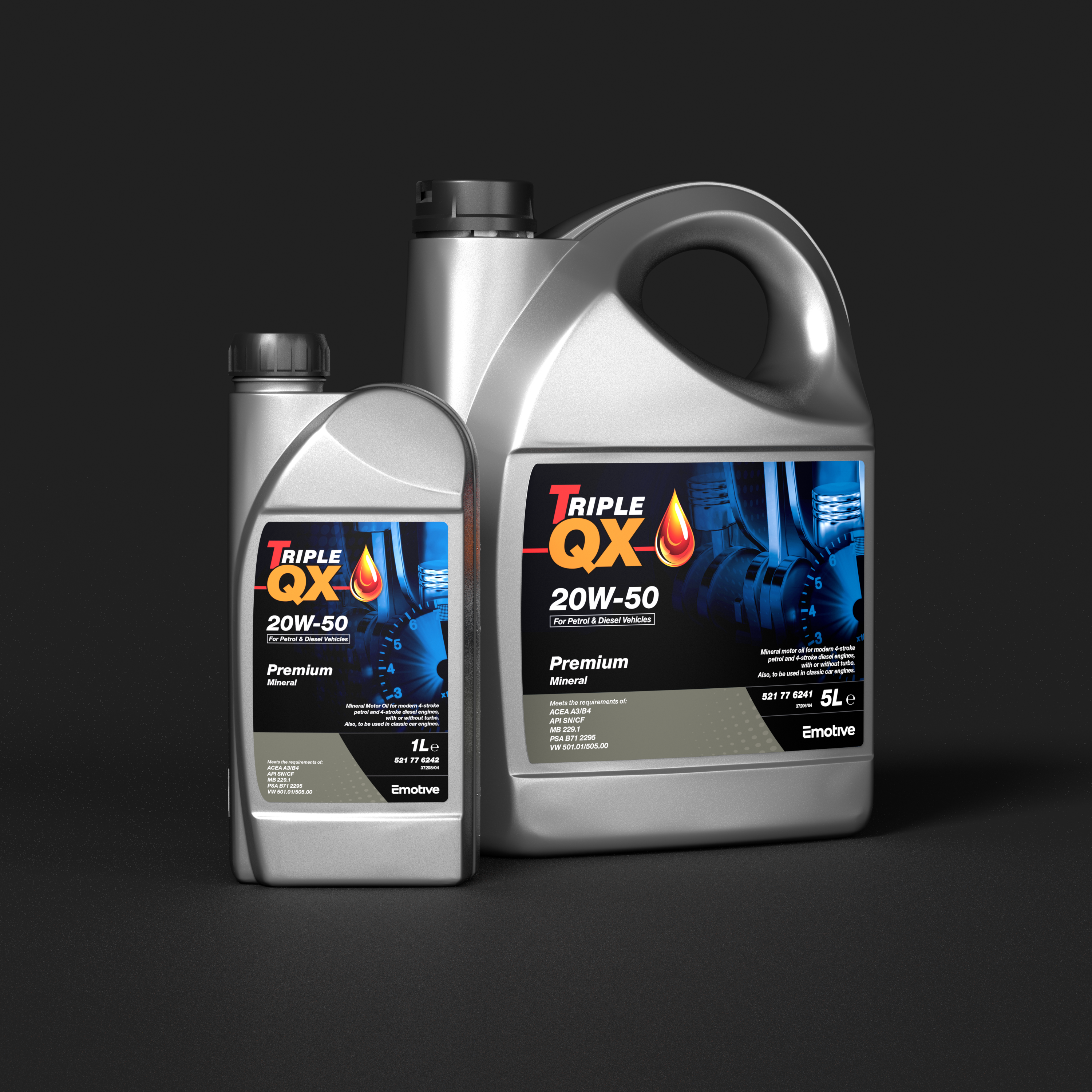 TRIPLE QX PREMIUM 20W-50 MINERAL 1