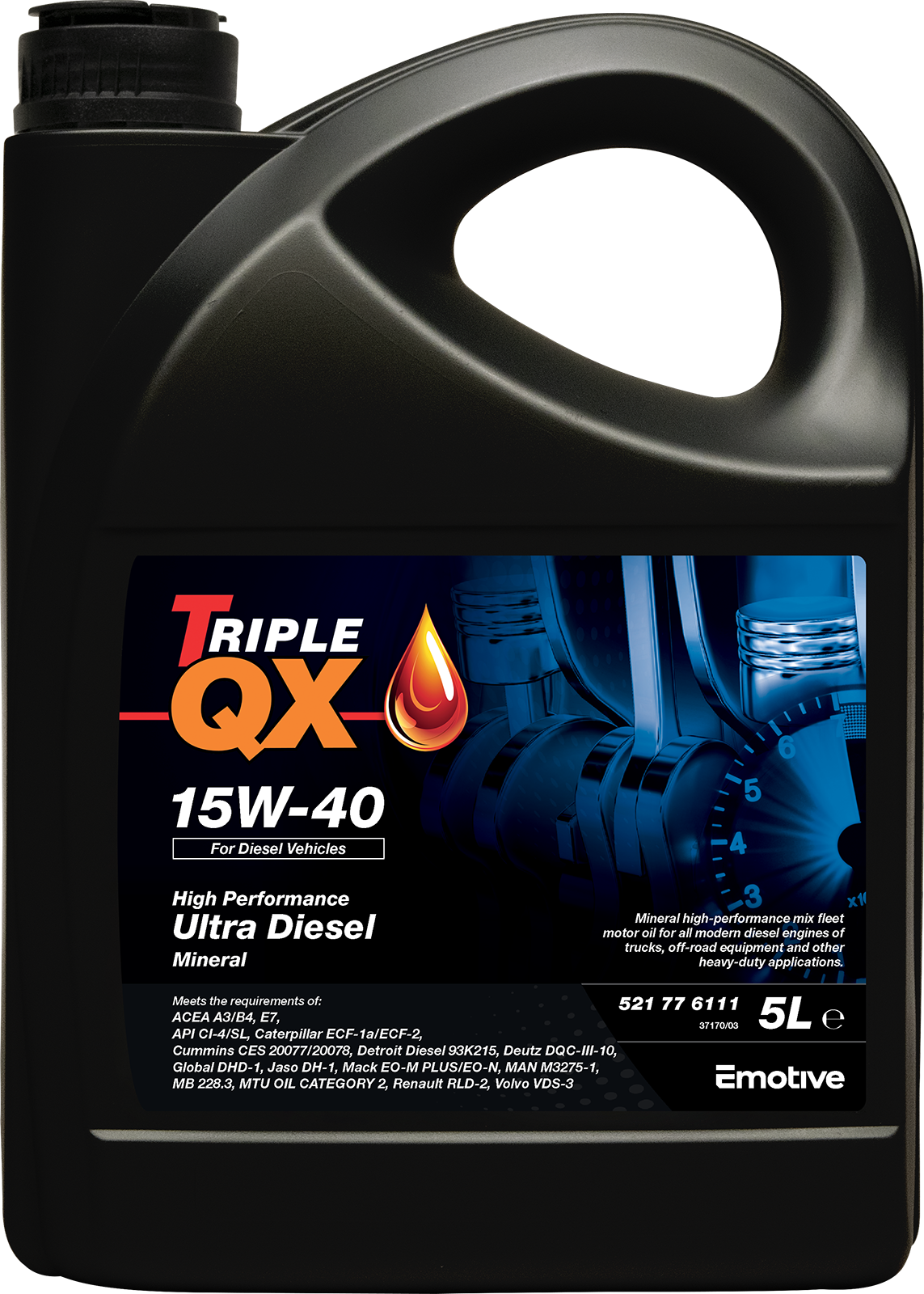 TRIPLE QX ULTRA DIESEL 15W40 MINERAL 3