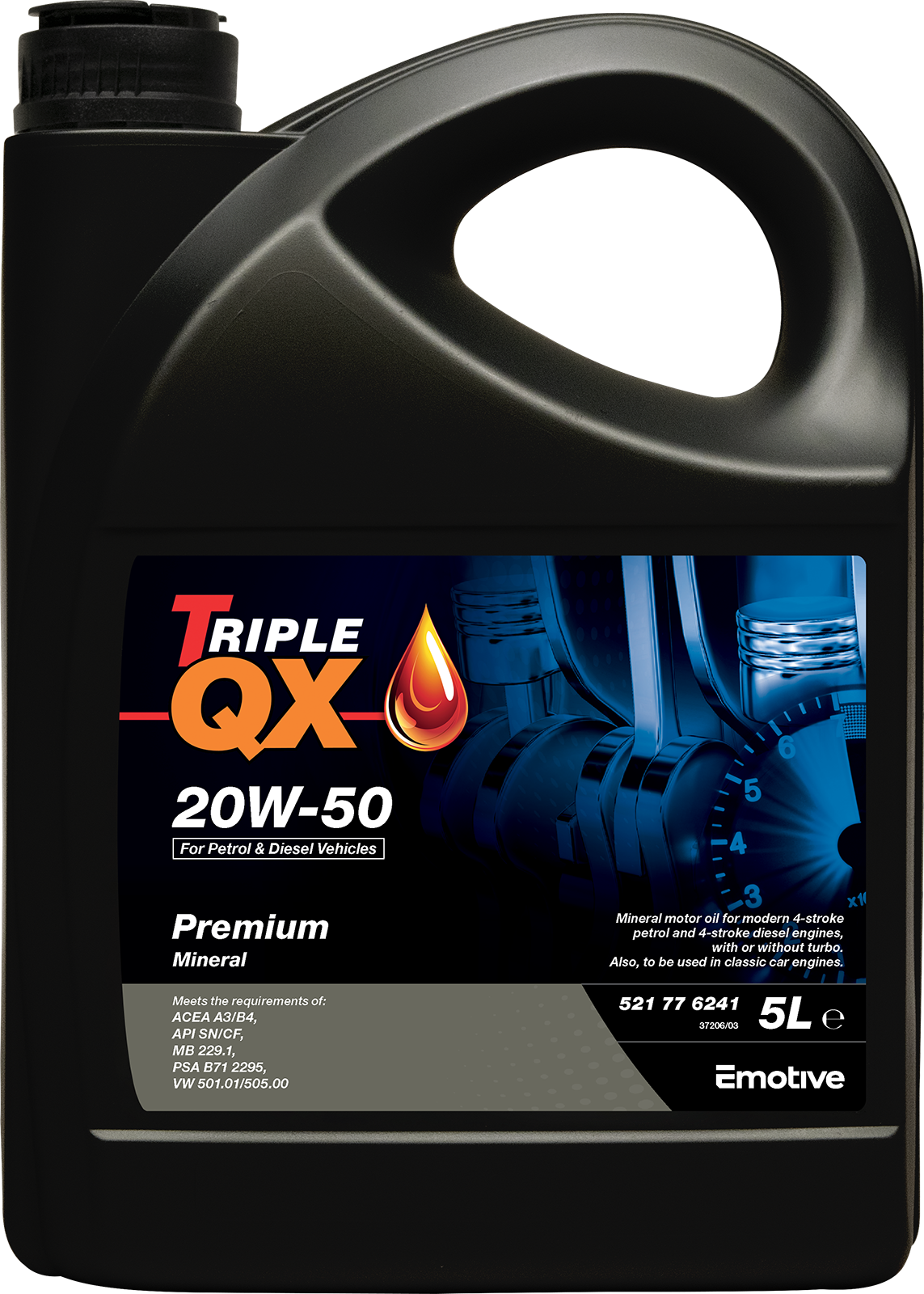 TRIPLE QX PREMIUM 20W-50 MINERAL 3