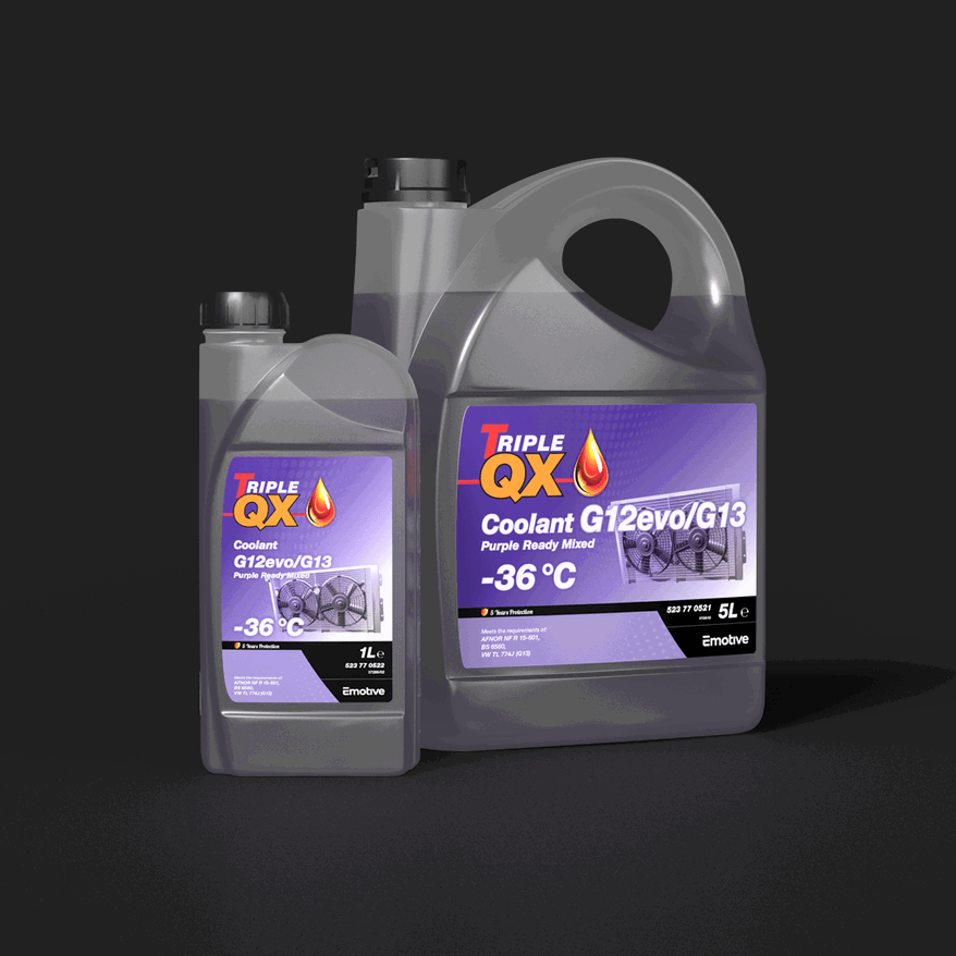 Triple QX Antifreeze-Coolant Ready Mixed Purple G12evo 1