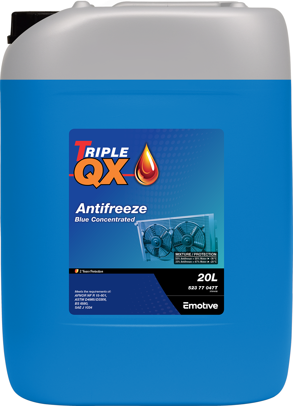 TRIPLE QX Blue Concentrated Antifreeze 4