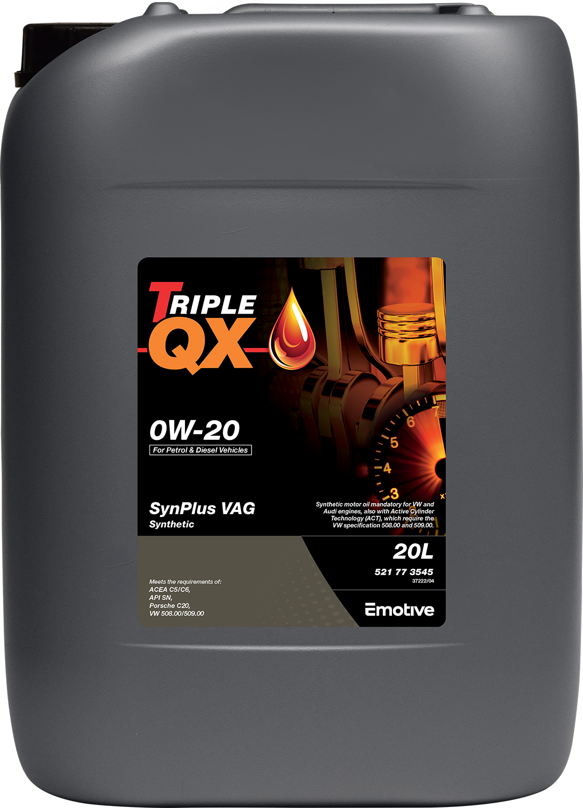 TRIPLE QX SYNPLUS VAG 0W-20 SYNTHETIC 4