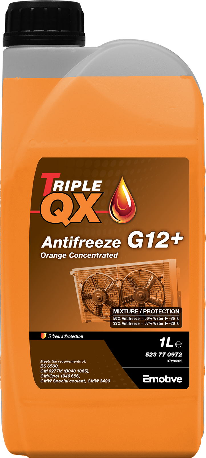 TRIPLE QX Orange Concentrated Antifreeze G12+ 2