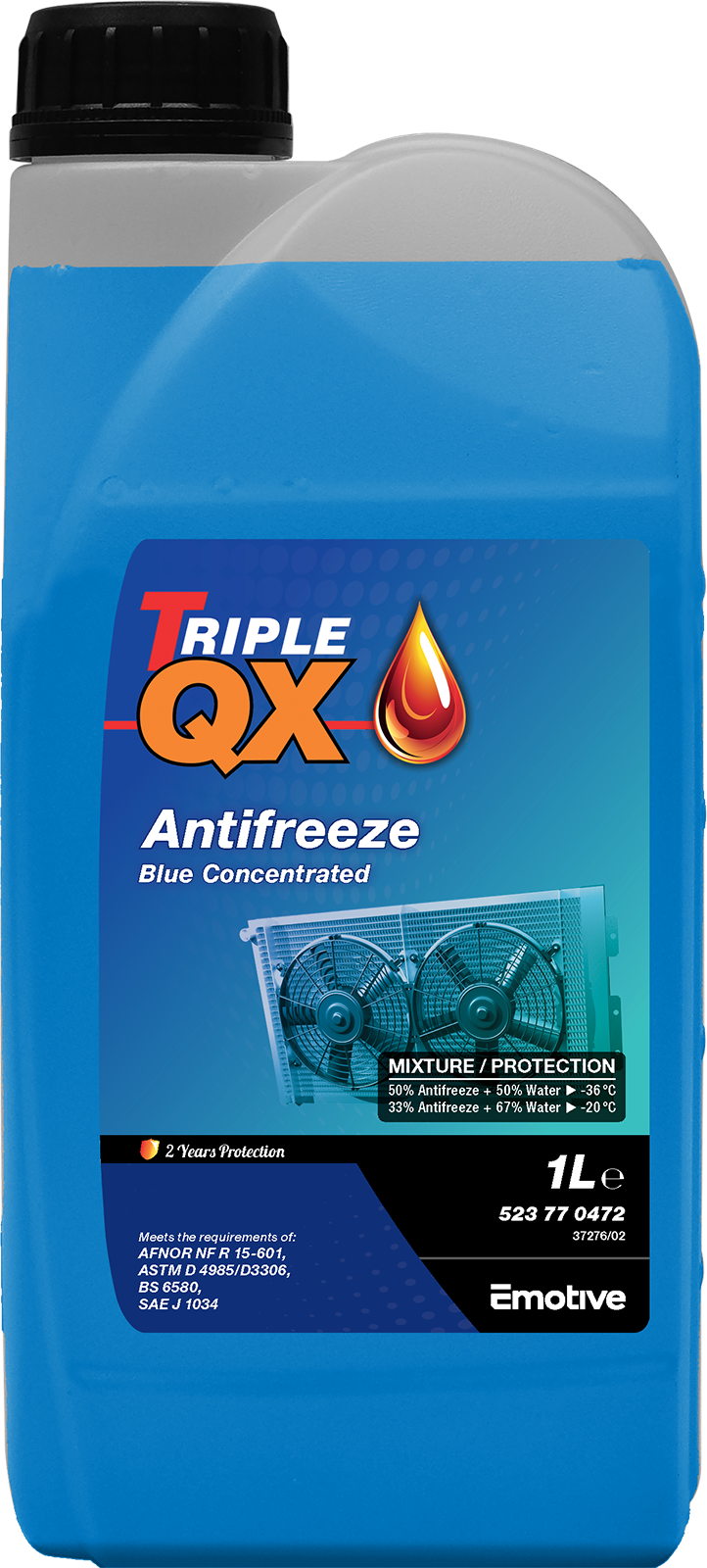 TRIPLE QX Blue Concentrated Antifreeze 2