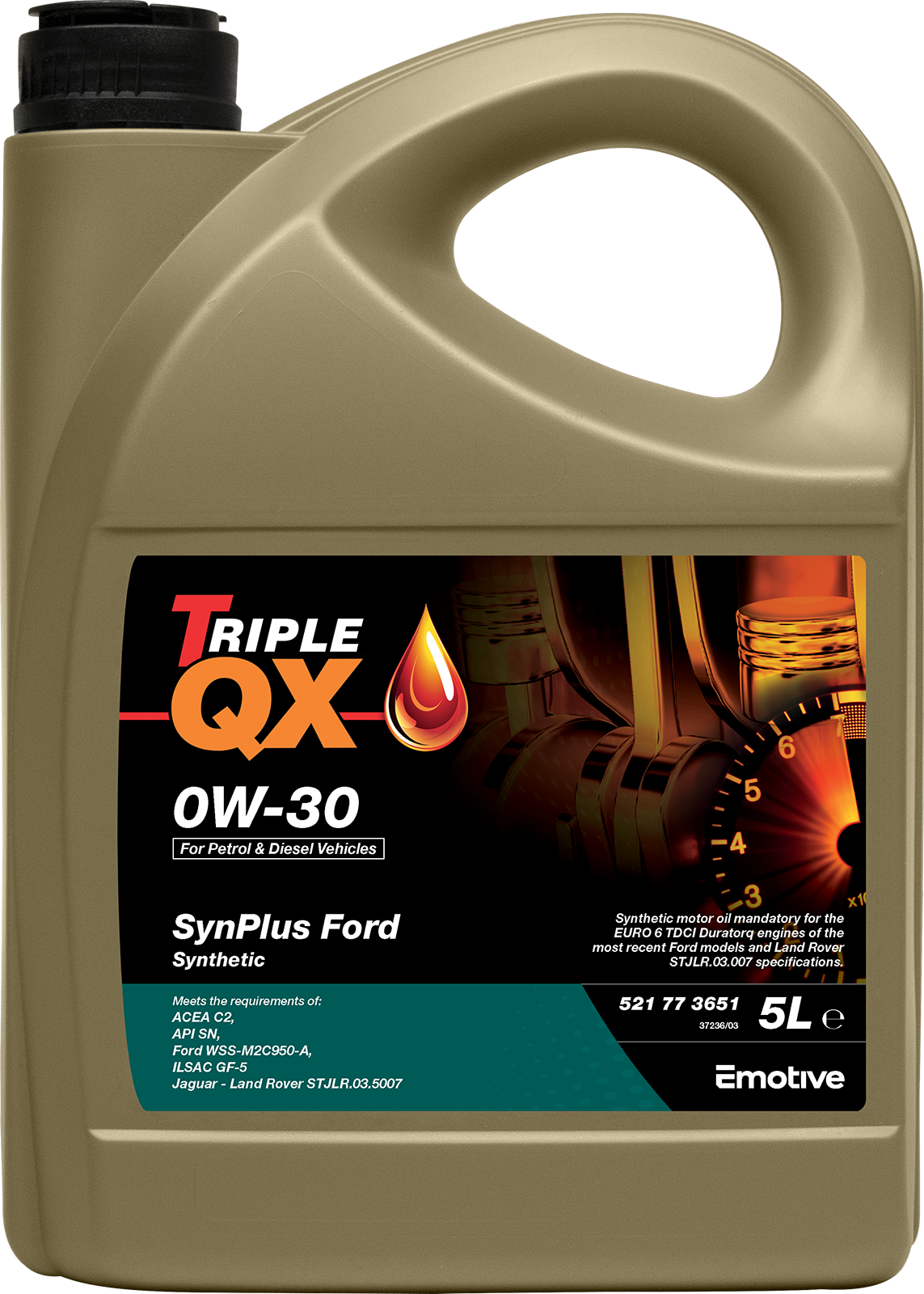 TRIPLE QX SYNPLUS FORD 0W-30 SYNTHETIC 3