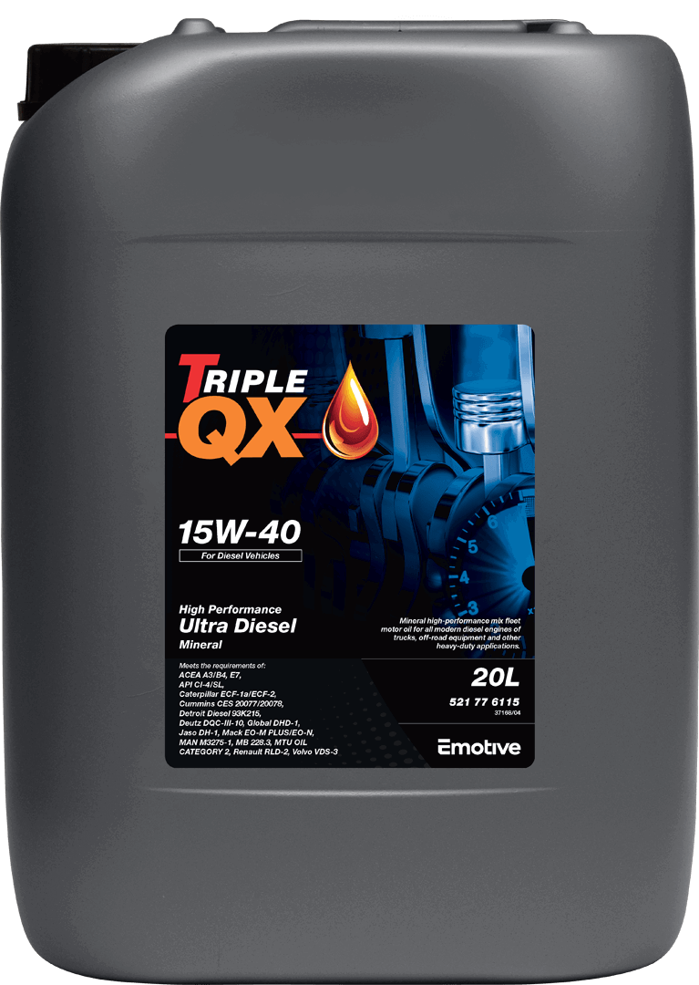 Triple QX Motor Oil 15W-40 MINERAL UHPD 4