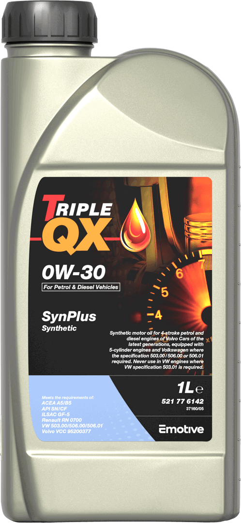 Triple QX Motor Oil 0W-30 SYNPLUS 2