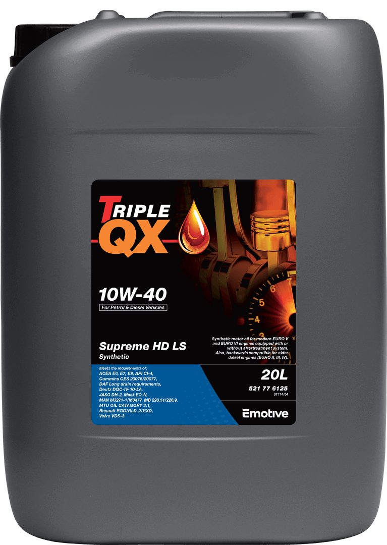 Triple QX Motor Oil 10W-40 SYNPLUS HD 4