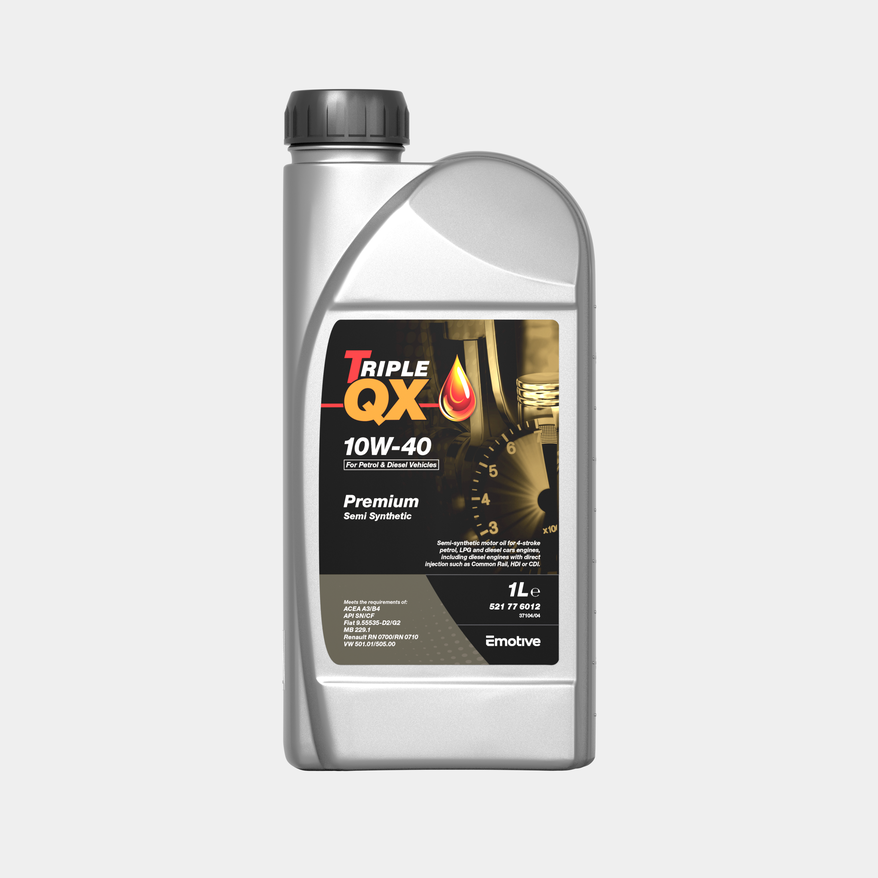 Triple QX Motor Oil 10W-40 SEMI SYNPLUS 2