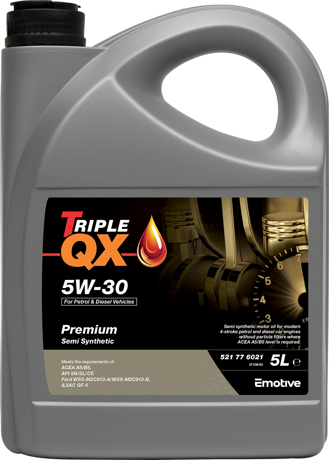 TRIPLE QX PREMIUM 5W30 SEMI SYNTHETIC 1