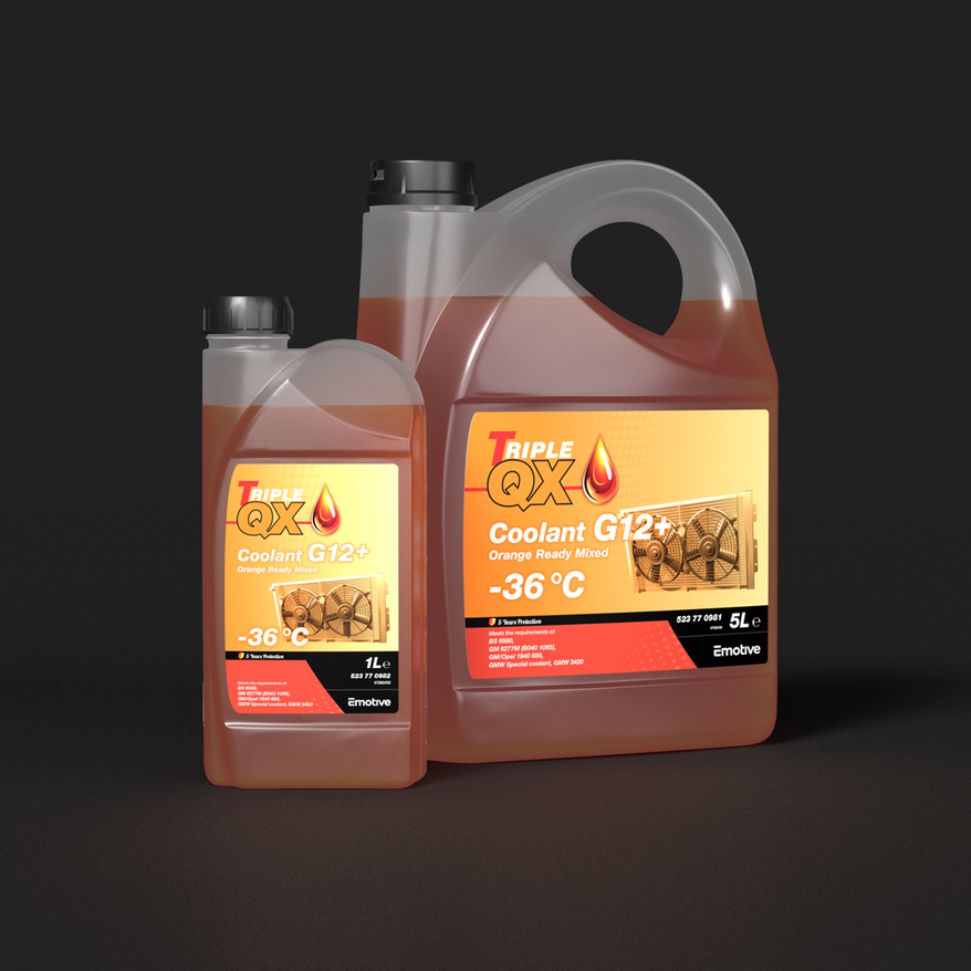 TRIPLE QX Orange Ready Mixed Antifreeze-Coolant G12+