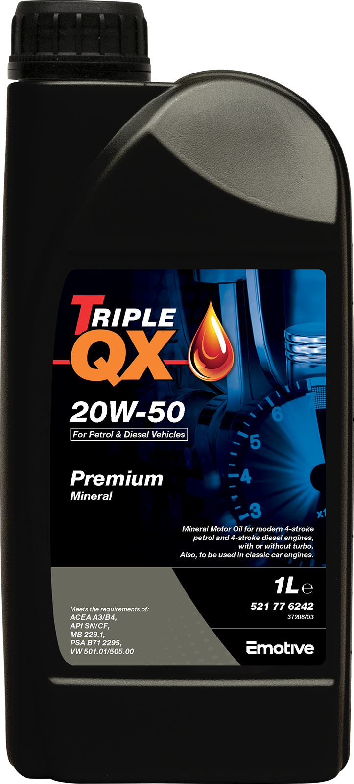 TRIPLE QX PREMIUM 20W-50 MINERAL 2
