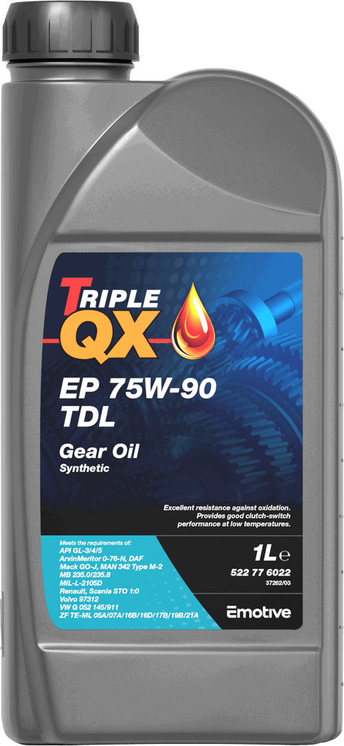 Triple QX Gear Oil 75W-90 SYNPLUS TDL 2