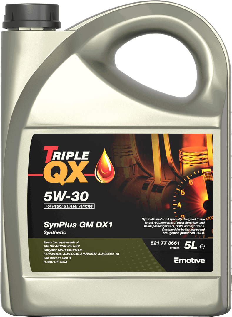 Triple QX Motor Oil 5W-30 SYNPLUS DX1 3