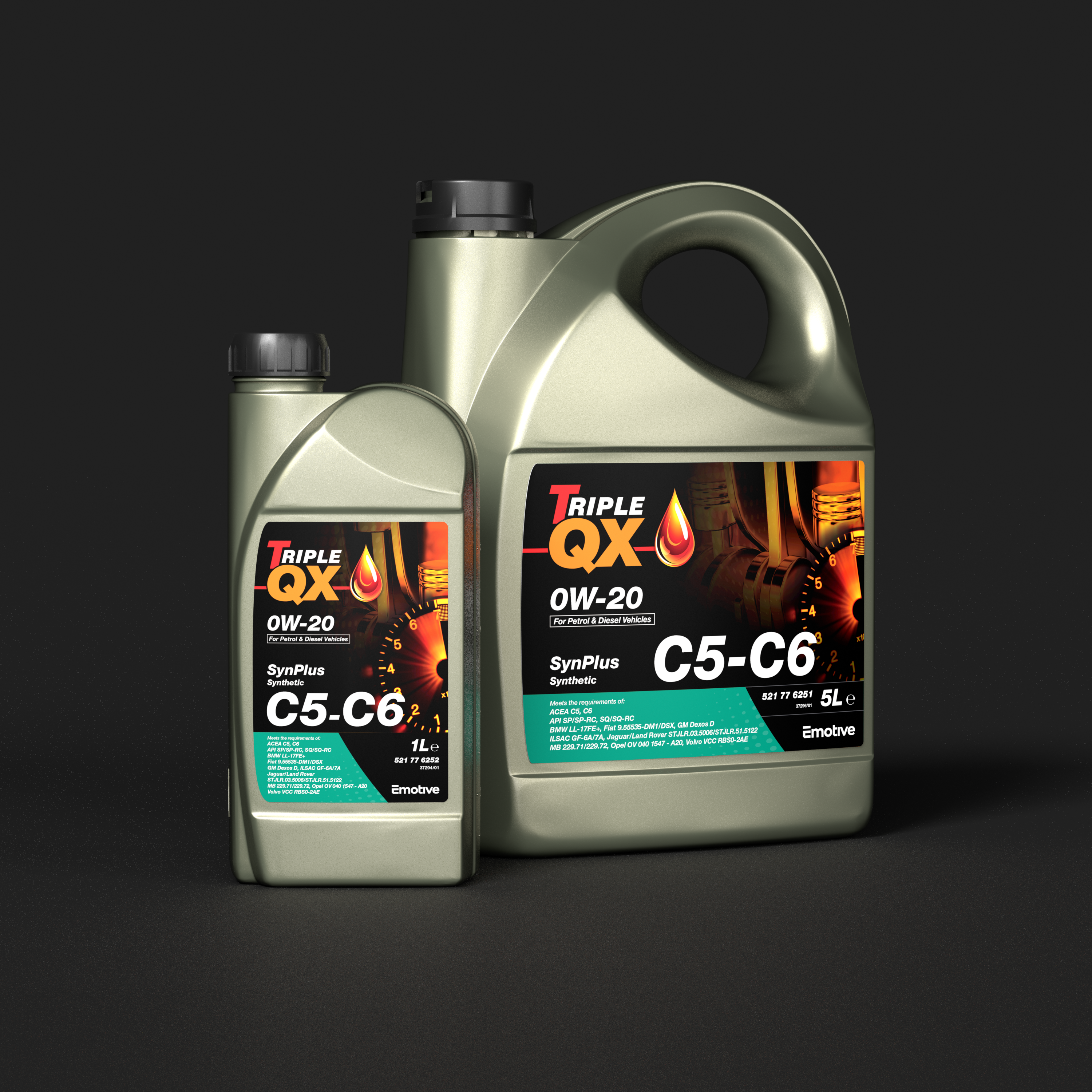 Triple QX Motor Oil 0W-20 SYNPLUS C5-C6