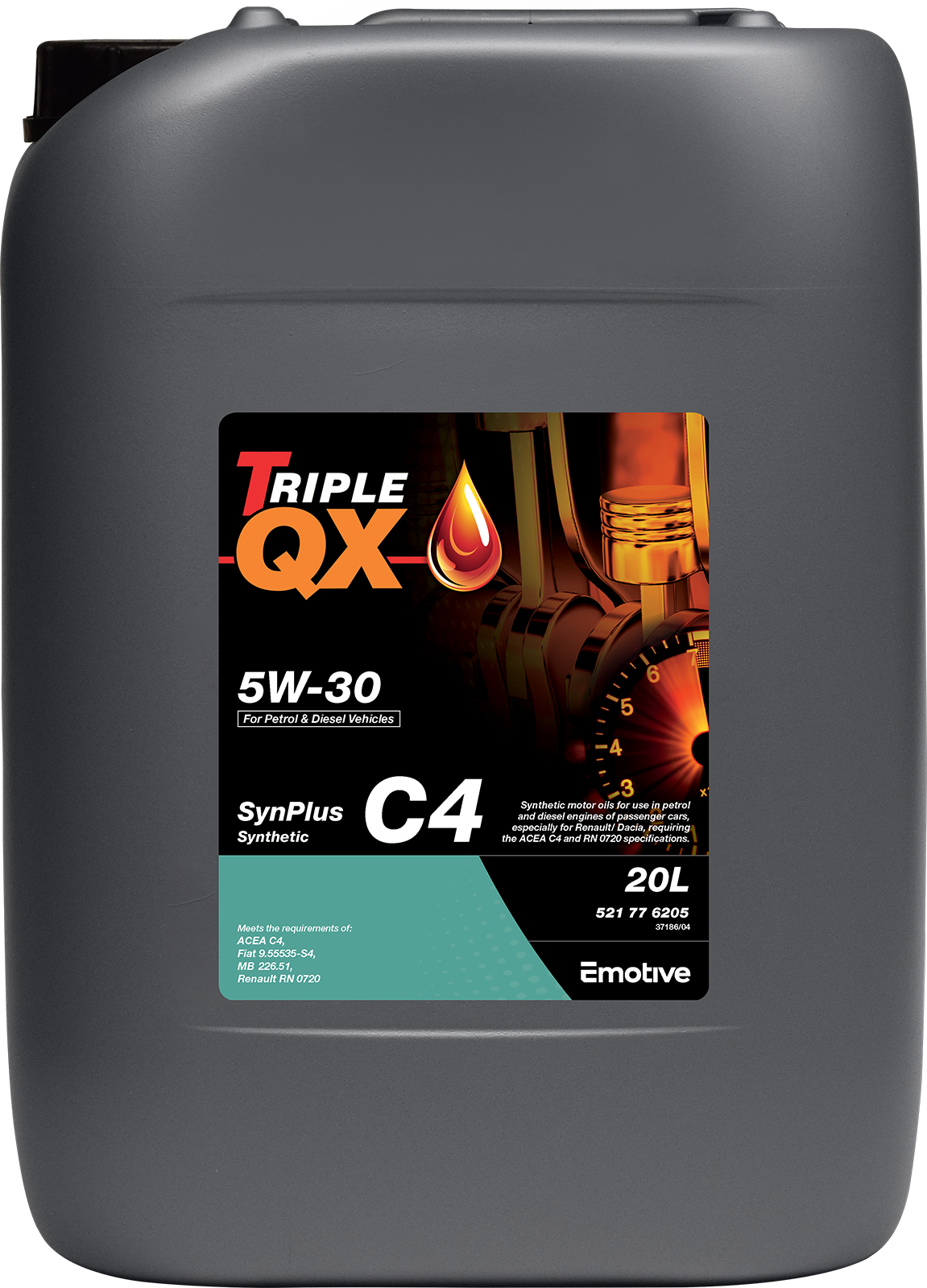 TRIPLE QX SYNPLUS C4 5W30 SYNTHETIC 4