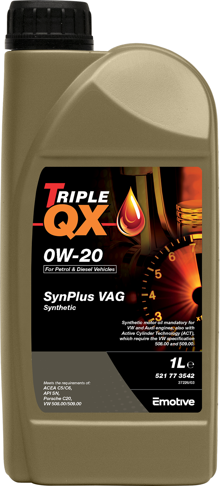 TRIPLE QX SYNPLUS VAG 0W-20 SYNTHETIC 2