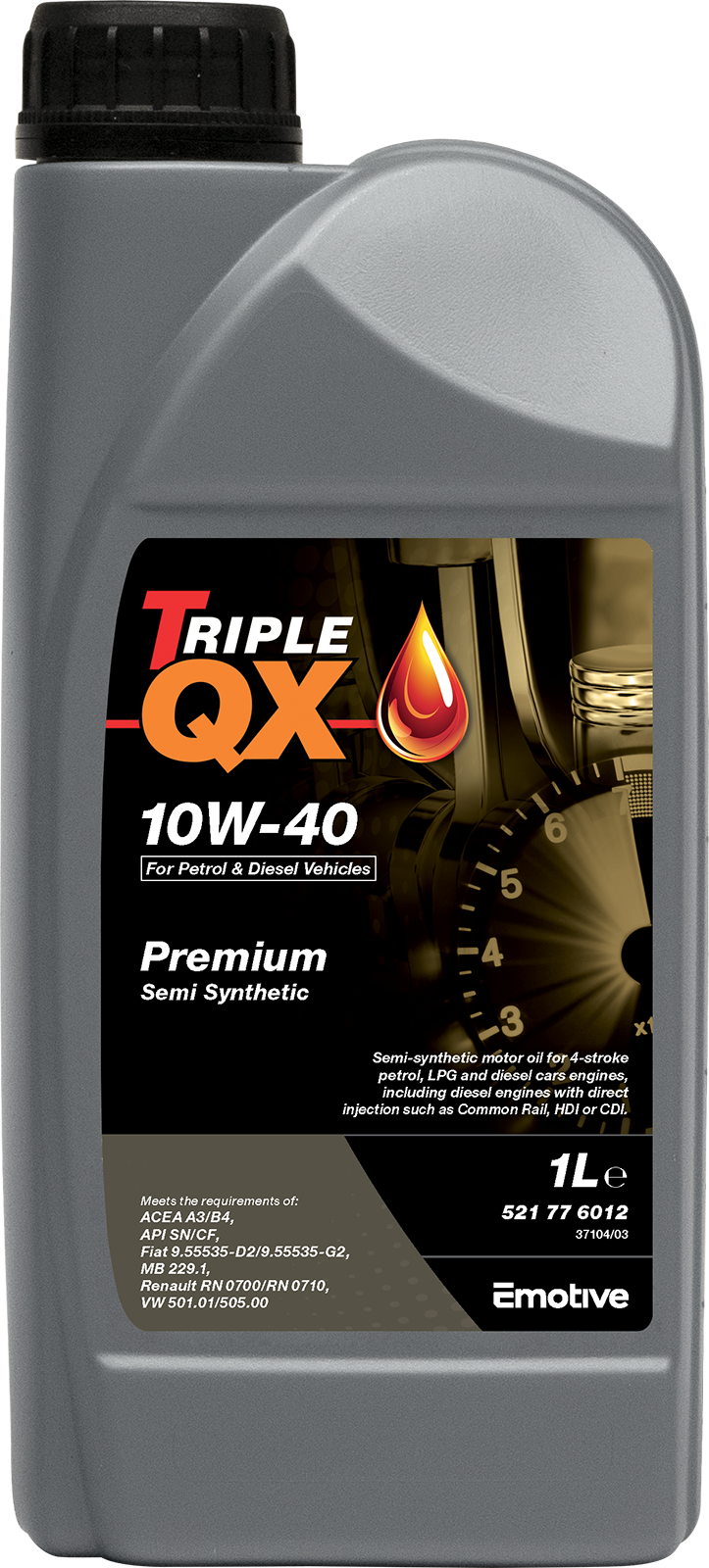 TRIPLE QX PREMIUM 10W40 SEMI SYNTHETIC 2