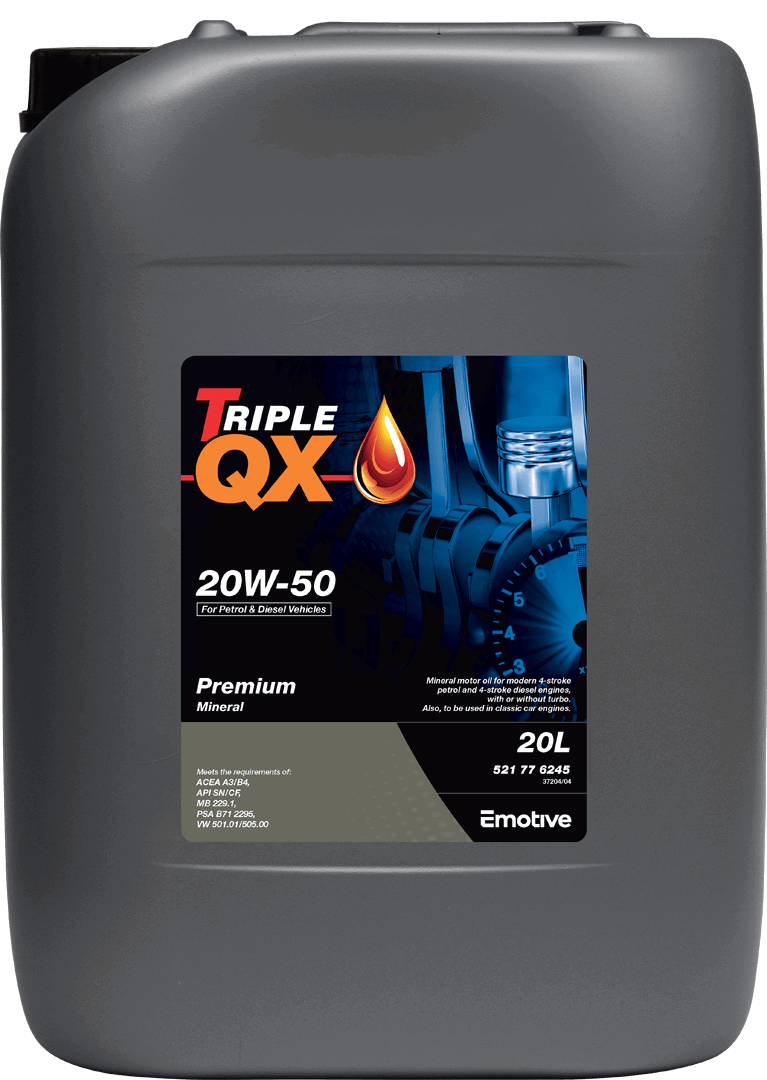 Triple QX Motor Oil 20W-50 MINERAL 4