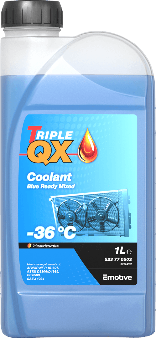 Triple QX Antifreeze-Coolant Ready Mixed Blue 2
