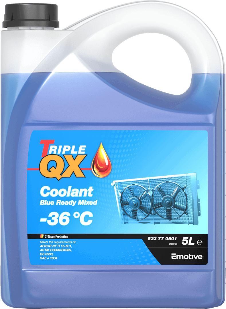 Triple QX Antifreeze-Coolant Ready Mixed Blue 3