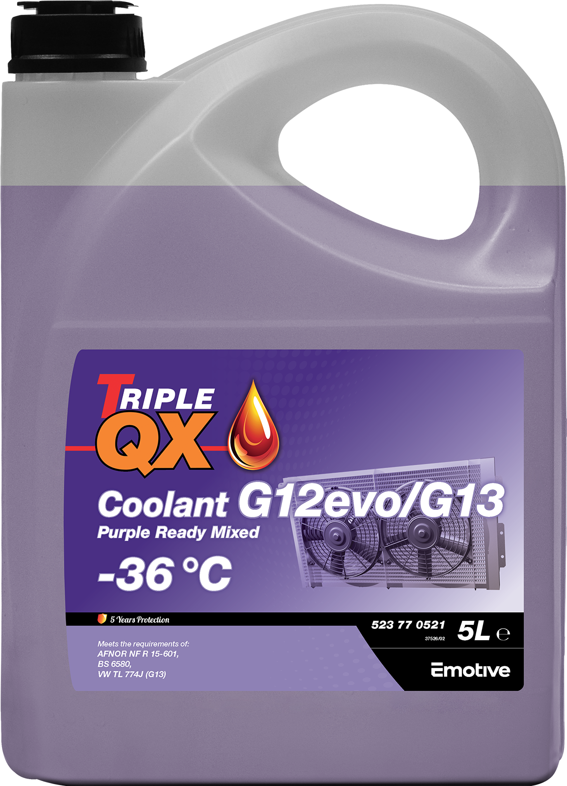 TRIPLE QX Purple Ready Mixed Antifreeze-Coolant G13 1