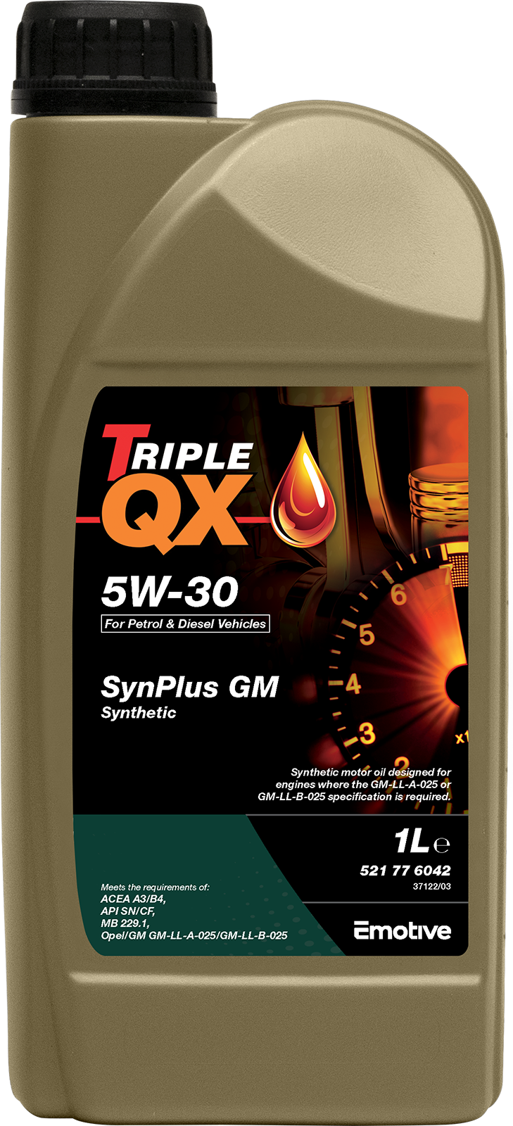 TRIPLE QX SYNPLUS GM 5W30 SYNTHETIC 2