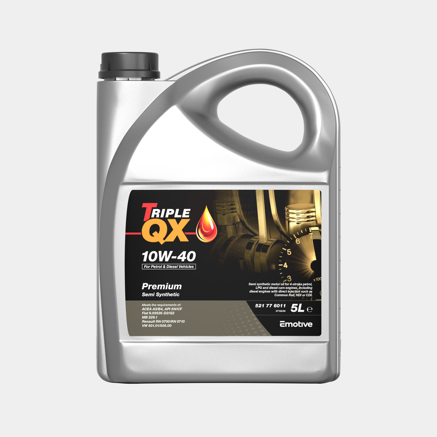Triple QX Motor Oil 10W-40 SEMI SYNPLUS 3