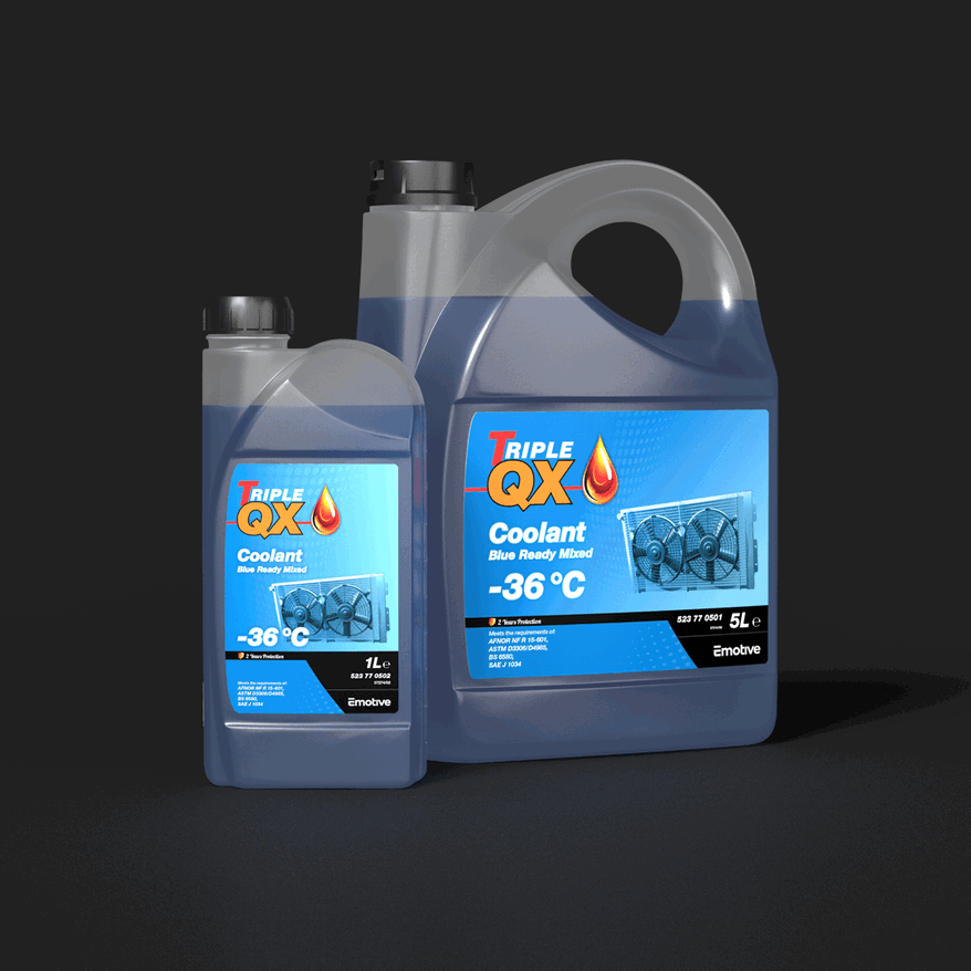 Triple QX Antifreeze-Coolant Ready Mixed Blue