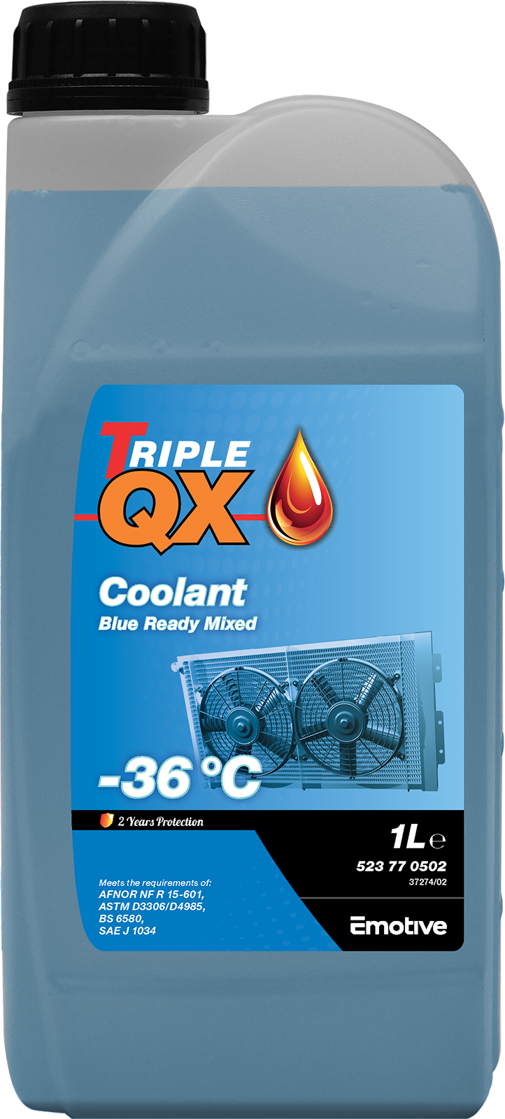 TRIPLE QX BLUE READY MIXED ANTIFREEZE-COOLANT 2