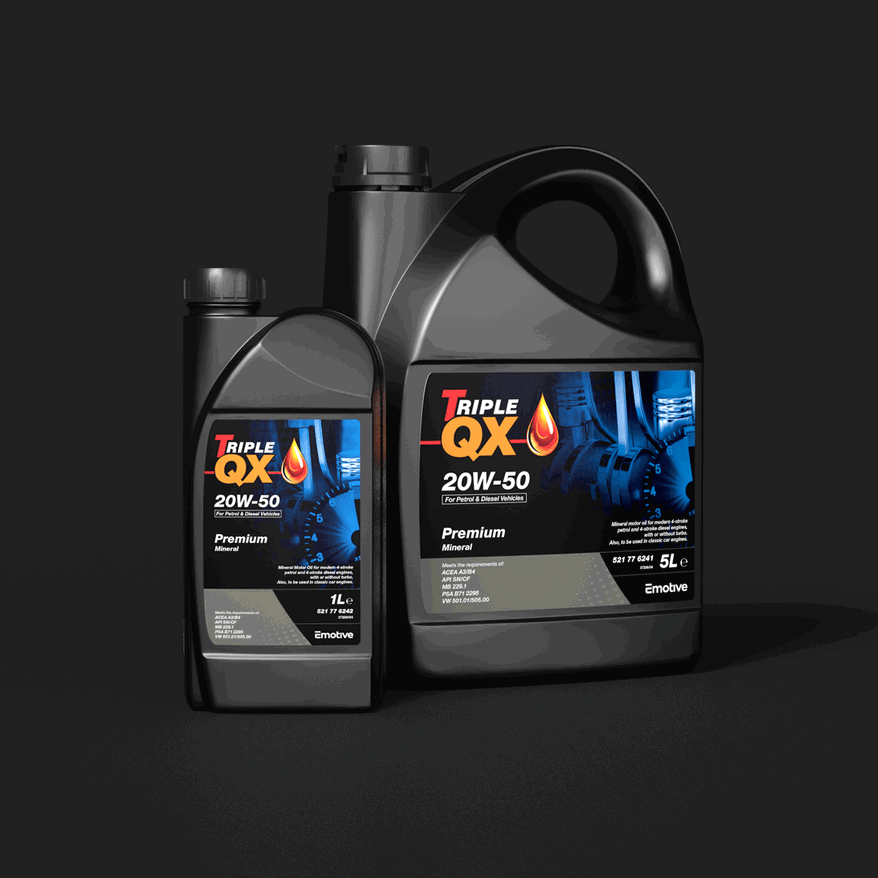 Triple QX Motor Oil 20W-50 MINERAL