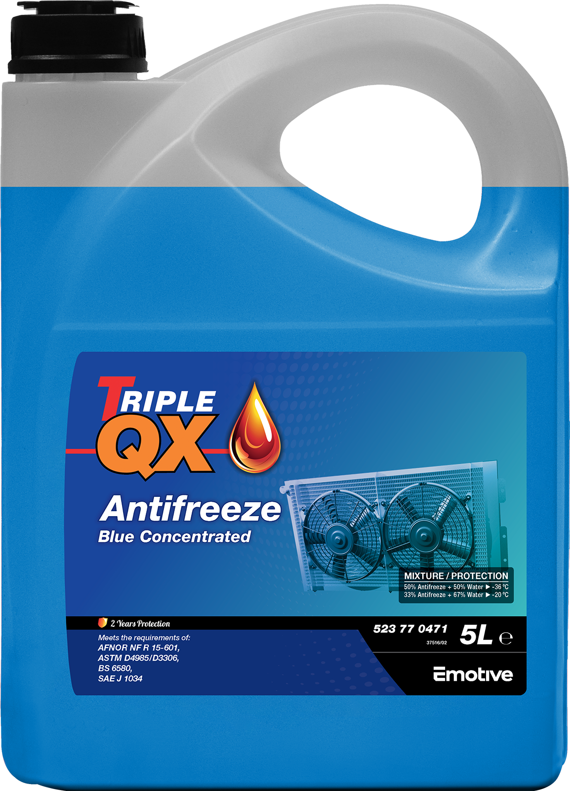 TRIPLE QX Blue Concentrated Antifreeze 1