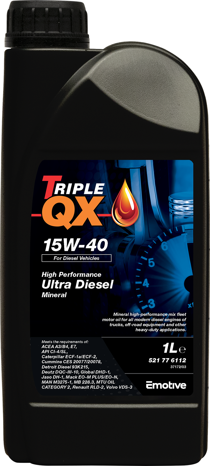 TRIPLE QX ULTRA DIESEL 15W40 MINERAL 2