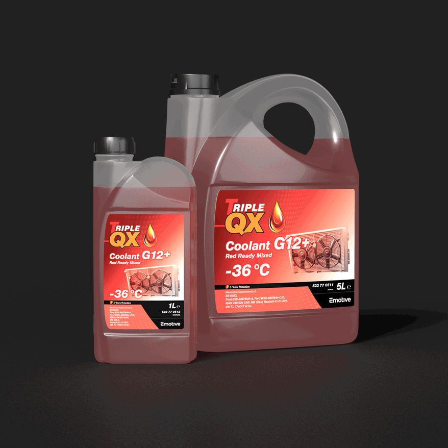 Triple QX Antifreeze-Coolant Ready Mixed Red G12+