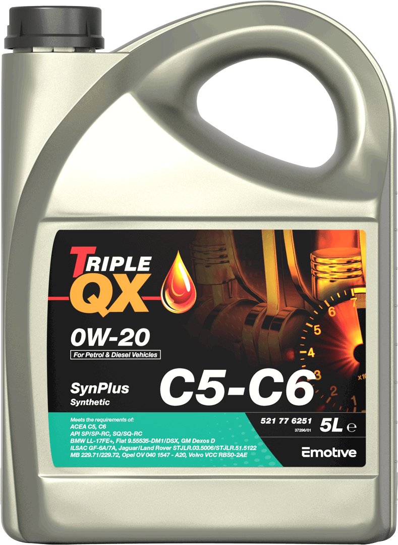 Triple QX Motor Oil 0W-20 SYNPLUS C5-C6 3