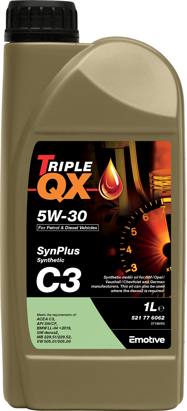 TRIPLE QX SYNPLUS C3 5W30 SYNTHETIC 2