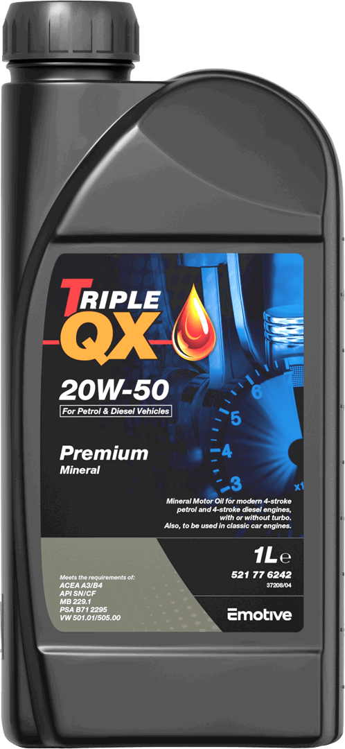 Triple QX Motor Oil 20W-50 MINERAL 2