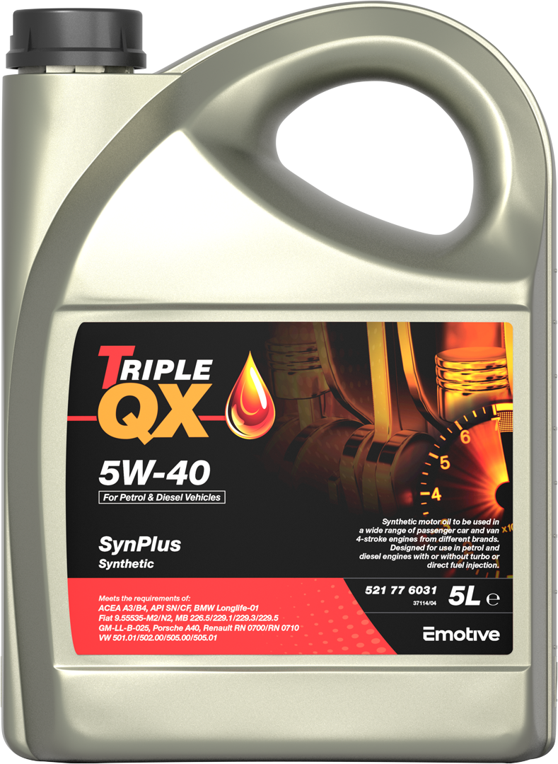 Triple QX Motor Oil 5W-40 SYNPLUS 2