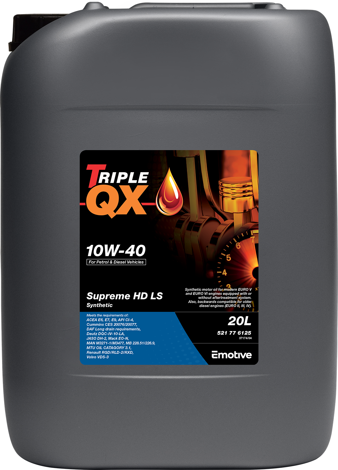 TRIPLE QX SUPREME HD LS 10W-40 SYNTHETIC 4