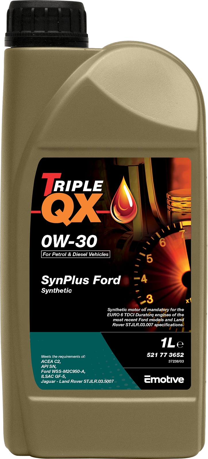 TRIPLE QX SYNPLUS FORD 0W-30 SYNTHETIC 2