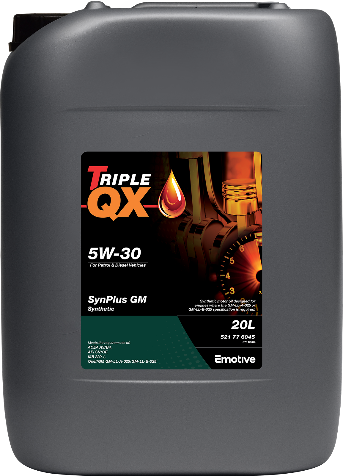 TRIPLE QX SYNPLUS GM 5W30 SYNTHETIC 4